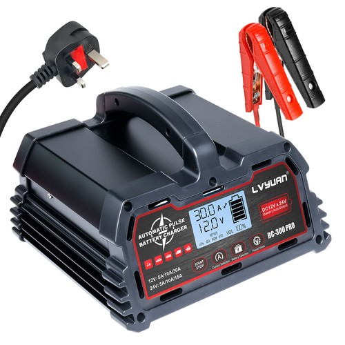 30a smart car battery - car, charger