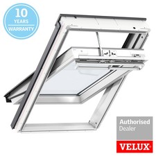 VELUX Electric Roof Window GGU 007021U, Polyurethane, with selected Flashing Kit