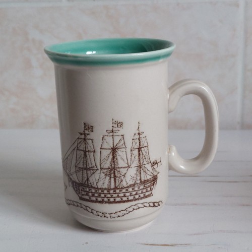 Vintage churchill nautical mug - nautical,