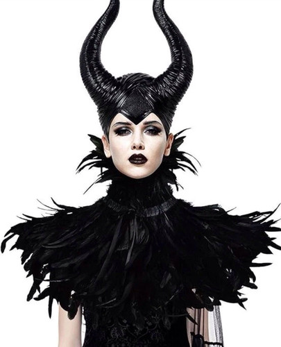 Maleficent 2pc costume black - 2pc,