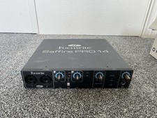 Focusrite Saffire Pro 14 Firewire Audio Interface NON-WORKING ORDER