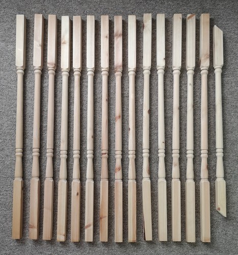 Custom made stair spindles - 15,