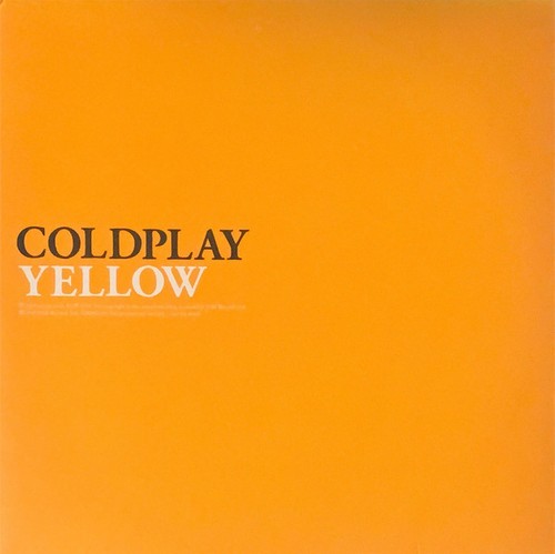 Coldplay yellow 12 - -,