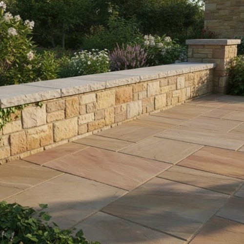 Silver grey sandstone pillar - sandstone,