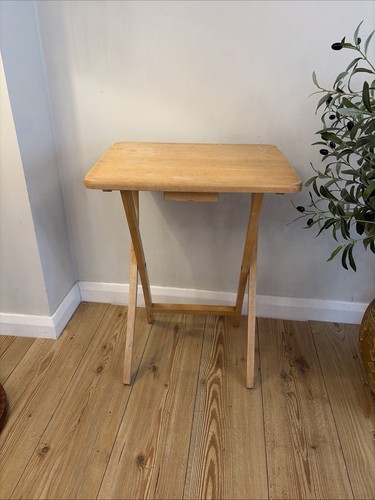 Vintage folding wooden side - folding,