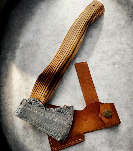 Handmade hatchet damscus steel - damscus,