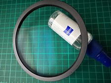 GENUINE Canon spare FRONT ELEMENT = FD 300mm f2.8 / 500mm f4.5 L RARE =tiny flaw