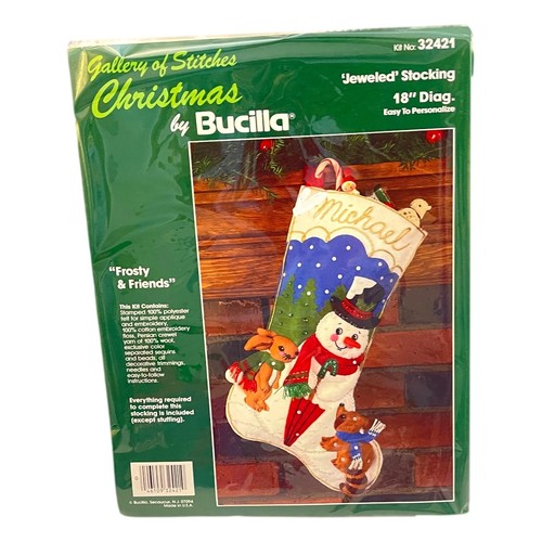 Bucilla christmas frosty - bucilla, 18
