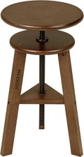 Walnut Drafting Stool with
