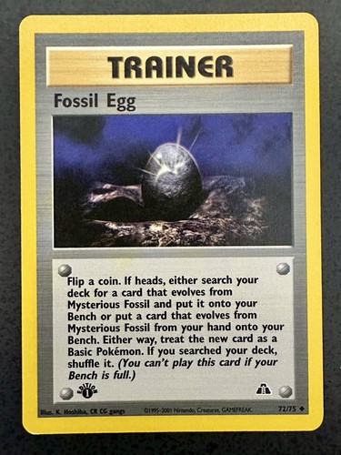 Fossil egg 1st edition - 72/75,