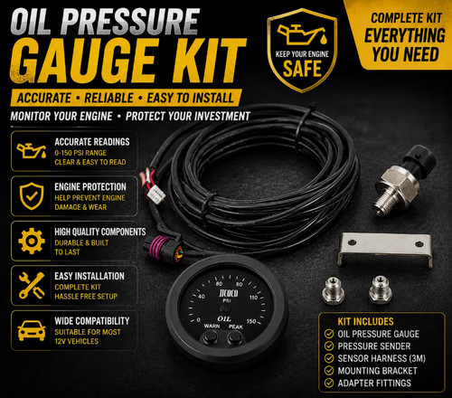 Oil pressure gauge - oil,