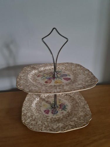 Vintage tunstall 2 tier - vintage,