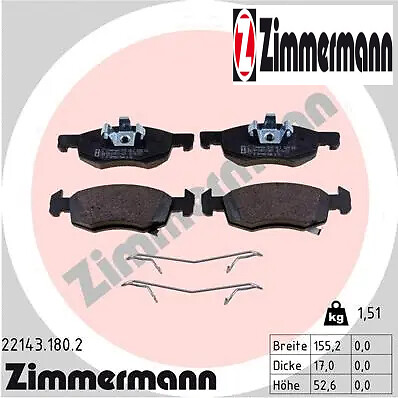 Front brake pads - front,
