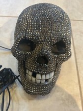 vintage skull telephone