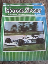 MOTOR SPORT MAGAZINE APR 1983