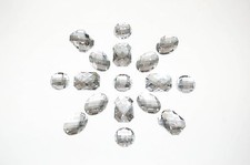 SEW-ON ACRYLIC GEMS CLEAR