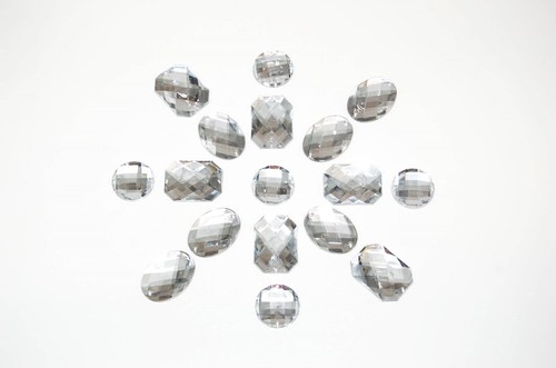 Sew acrylic gems - sew-on,