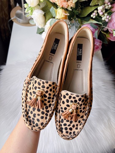 Pony hair leather loafers - pony,