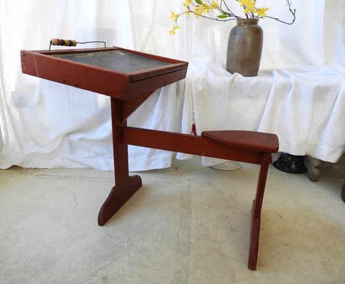 Vtg 1950 child desk - vtg,