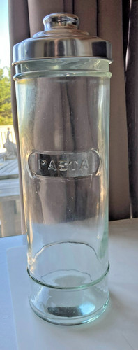 Vintage italian pasta jar - vintage,