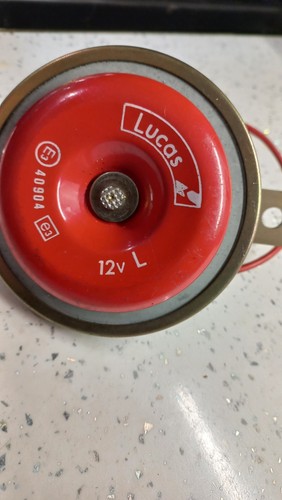 Lucas new 12v horn - , with