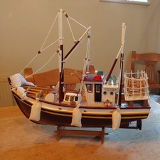 Vintage Wooden Model Fishing
