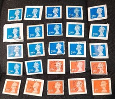 25 x GB 1997 SG1976 & 1977 1st & 2nd CLASS  Horizontal DEFINITIVE STAMPS  