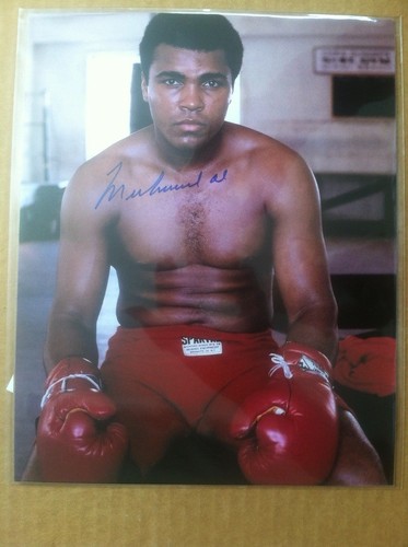 Signed muhammad ali 8x10 color - signed,