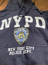 NYPD Navy Hoody Sml