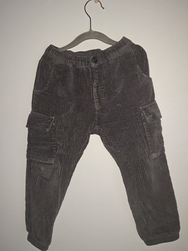 Zara boys grey corduroy cargo - boys,