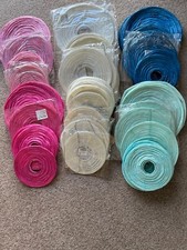 Wedding or party decorations, paper lanterns pink, blue, mint.  95 in total