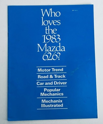 1983 mazda 626 dealer showroom - 1983,