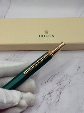 Rolex Emerald Executive Gold Hex Ballpoint Pen AD VIP Gift