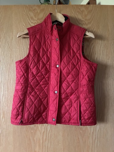 Barbour gilet quilted red - quilted,