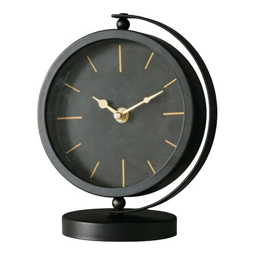 Vintage pendulum desk - vintage, clock
