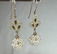 14k gold seed pearl - gold,