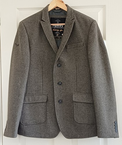 Superdry mens wool blazer - superdry,