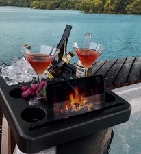 Hot Tub Tray With Ice Bucket