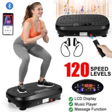 120 Levels Vibration Plate Vibrating Machine Platform Exercise Shaker Massager