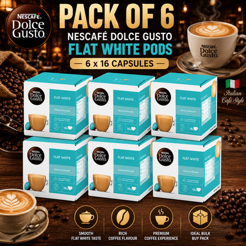 Nescafe dolce gusto flat white - nescafe,
