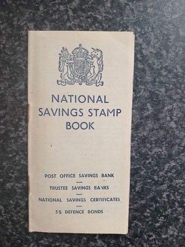 National savings stamp book - savings,