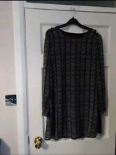 TK Maxx- Grey and Black Dress Size M/10