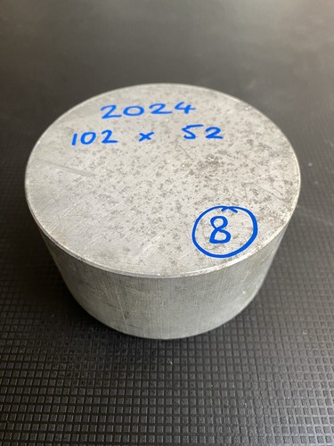 2024 aluminium round - 2024, 102mm