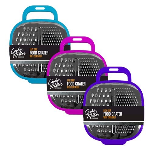 Coloured food grater with - coloured,