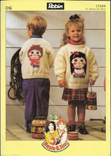 Robin Wools Ltd, Rosie & Jim Sweater Knitting Instructions - 15269