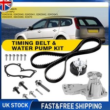 Timing Belt & Water Pump Kit For Ford Fiesta Focus C-Max Mazda Volvo S40 V50 C30
