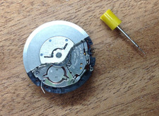 Seiko 5M42A KINETIC Watch Movement - Used - WORKING - Silver & Black date