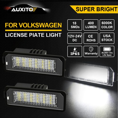 White led license plate - 2x,