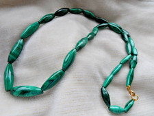 Vintage green malachite