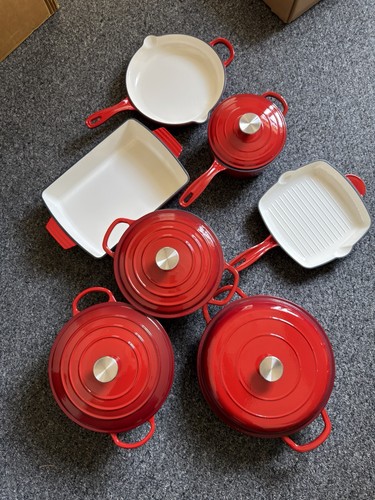 Piece enamel cast - 11-piece, iron